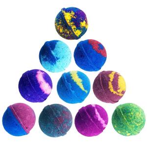 Hot Sale Private Label Bling Bath Bombs With Petals