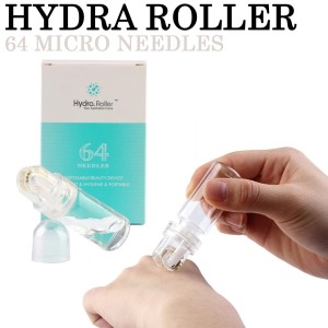 Hydra Roller 64 20 Pins Titanium Microneedle Derma roller Stamp with gel tube 10ml Skin Roller needle CE 0.25mm 0.5mm 1.0mm