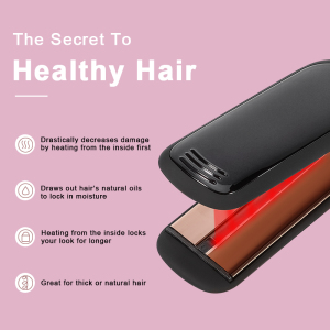 Infrared pod hair straightener tools direct selling  Wide version straightener hair flat iron