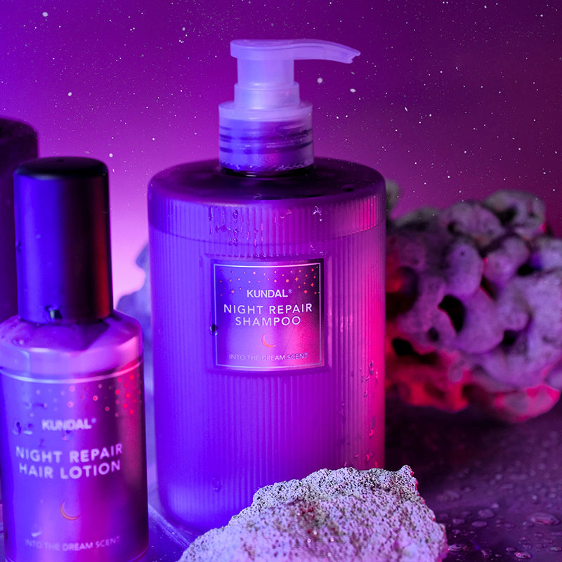 (KUNDAL) Night Repair Shampoo 470ml