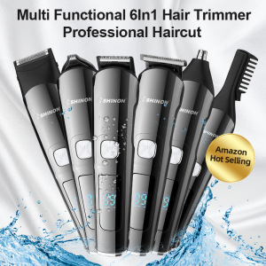 Mens Beard Trimmer for Men Hair Clippers Body Mustache Nose Hair Groomer Cordless Trimmer Grooming Kit