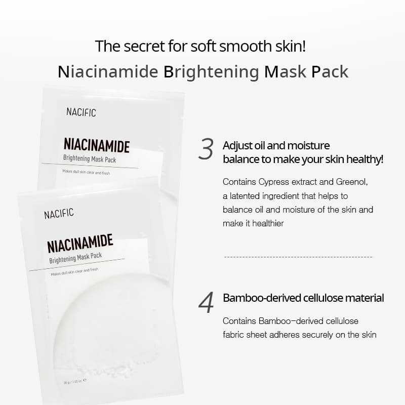NACIFIC Niacinamide Brightening Mask Pack