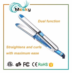 Newest Europe Market Hot Sale Salon Edition Professional Stainless Steel Hair Straightener Hair Curler Styling Tools