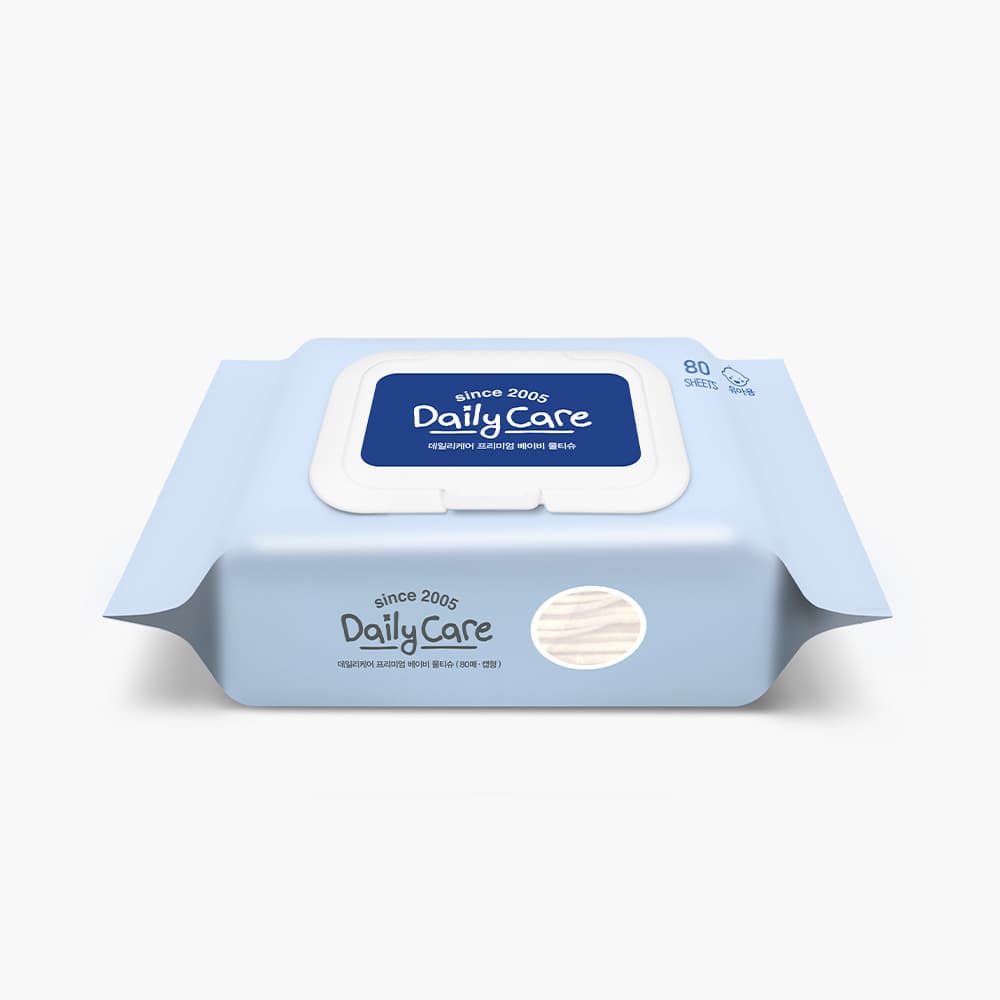 Premium wet wipes 80pcs with cap