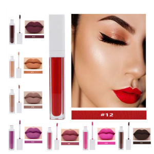 Private Label 20 colors Matte Lipstick OEM logo Liquid Matte Lipstick waterproof