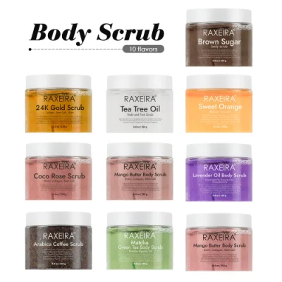 Private Label Anti Cellulosic Skin Exfoliating Care Combination Body Scrub