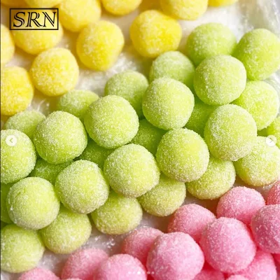 Private Label Exfoliating Round Body Scrub Bath Smooth Skin Remove Dead Skin Candy Scrub Ball