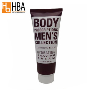 Private label new design 240ml natural mens wholesale shaving creams