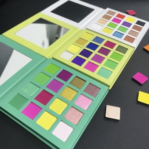 Professional Pigment Matte 15 Colors Bright Makeup custom printed eyeshadow palette