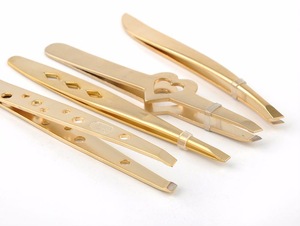 PROFESSIONAL TWEEZERS FULL GOLD