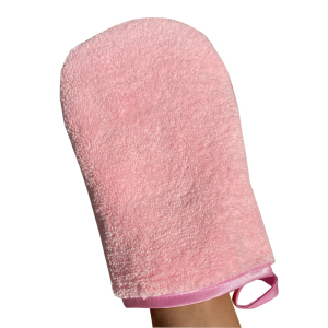 Remove Makeup Mitt just With Water Big Size Adult Plain Reusable Microfiber Makeup Remover Glove