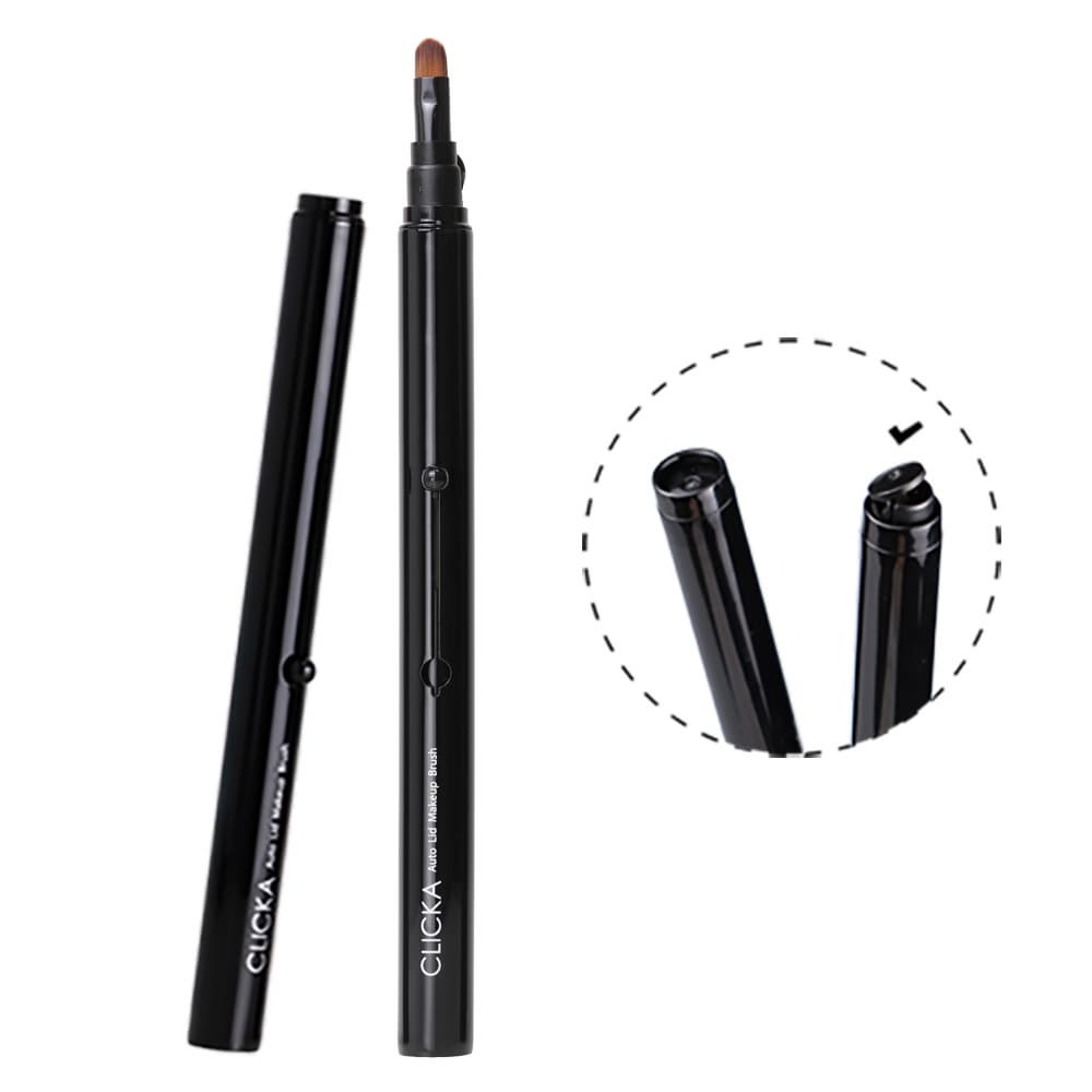 Retractable Automatic Lid Lip Eyeshadow Pointshadow Concealer Eyebrow Makeup Brush
