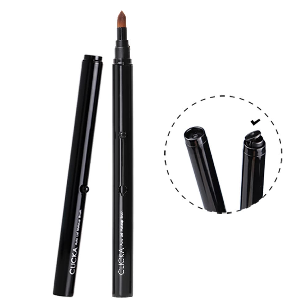 Retractable Automatic Lid Lip Eyeshadow Pointshadow Concealer Eyebrow Makeup Brush