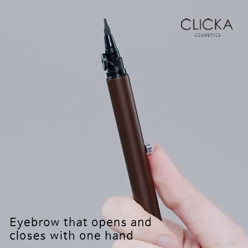 Retractable Automatic Lid Liquid Comb Eyebrow