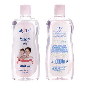 SHOFF 300ML Baby Oil, Mineral Oil Enriched With Shea & Cocoa Butter to Prevent Moisture Loss, Hypoallergenic