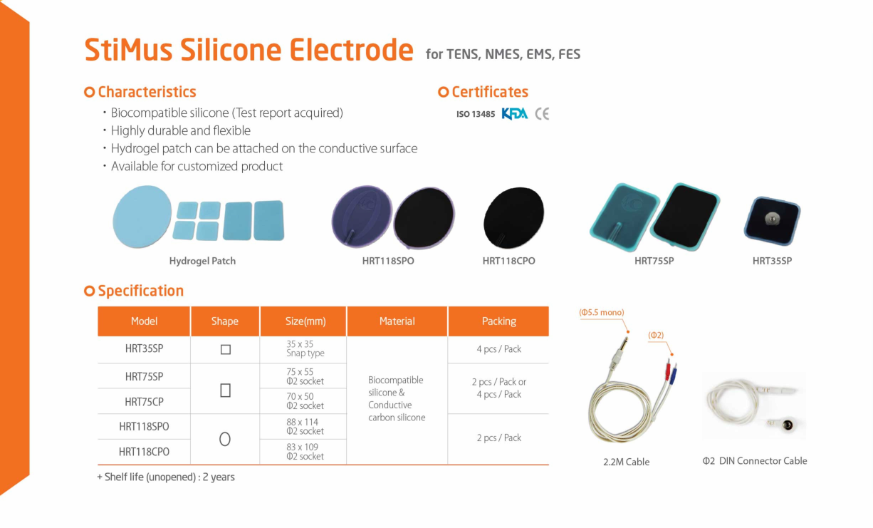 Silicone Electrode