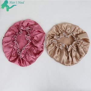 silk night cap satin bonnets sleep hair cap for hair care