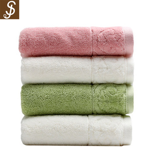 S&J High Quality Custom Cheap 5 Star Hotel Supplies Cotton Bath Sets Hotel Towel