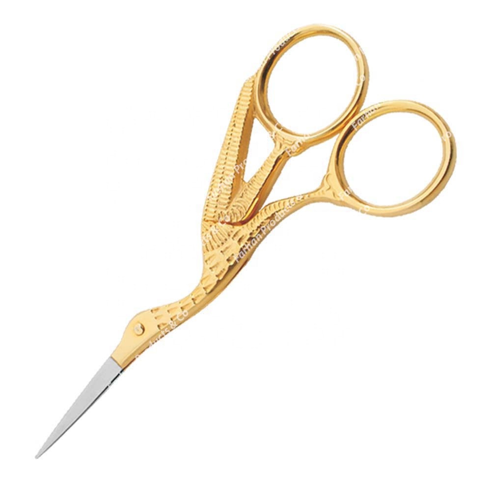 Stainless Steel Facial Hair Scissor Nose Hair & Beard Scissors Cuticle Scissors for Men Beauty Tool