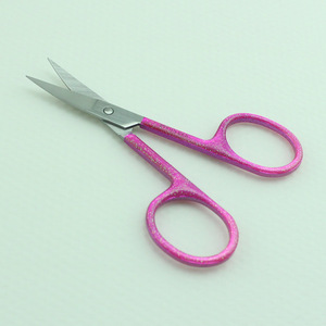 Wholesale Comfortable Epoxy Handle Makeup Trimming Eyebrow Scissor