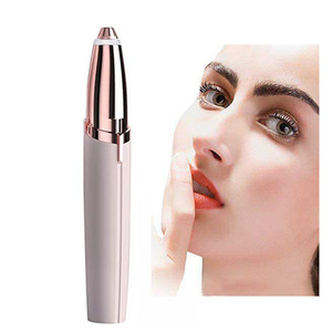 Wholesale New Arrival TV Product Pen Shape Painless Mini White Eyebrow Epilator With High Quality