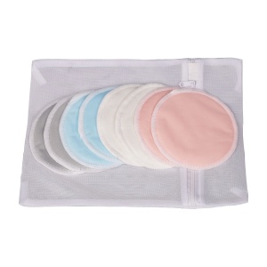 Wholesale Reusable Nursing Pads Organic Bamboo Cotton Super Soft High Absorbent Nursing Breast Feeding Pads