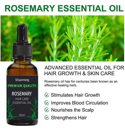 Rosemary Hair Care Essential Oil, Hair Regeneration Essential Oil, OEM