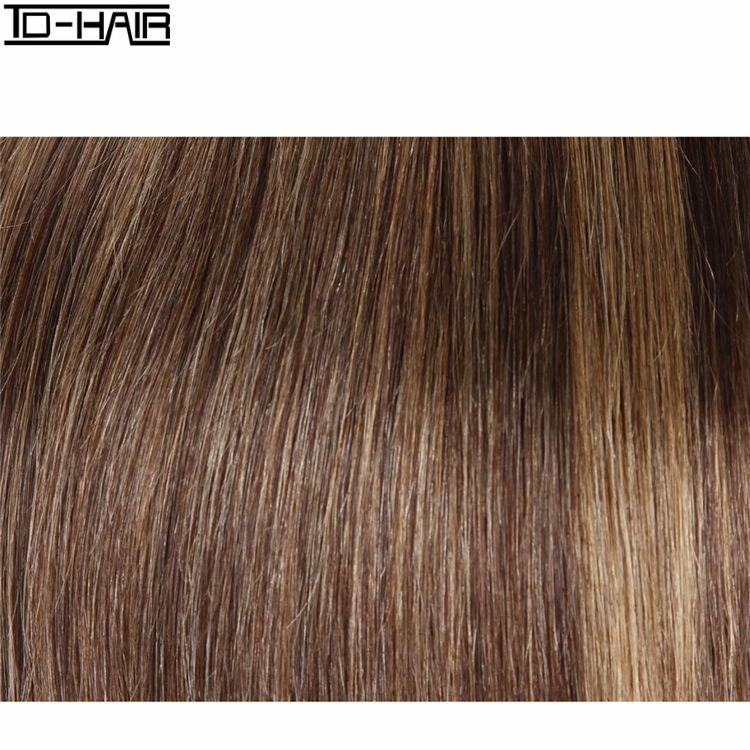 Grade 9a Colored Hair Piano Color P4/27# Brazilian Silky Straight Hair Bundles Wholesale Only