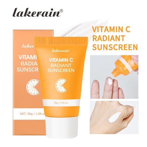 Lakerain VC Radiance Concealer Cream Moisturizing Essence Cream Lightweight Breathable Non-Greasy Face Care for All Skin Types
