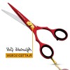 Professional barber hair scissors 5.5/6.0/6.5 9CR 62HRC Hardness cutting / Barber Hair silver shears scissor with case