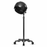 Hooded salon hair dryer black