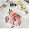 3D NailS Art Stickers Metal Butterfly Decoration For Nail Decor Fashion Top Salon Designer Factory Supplier Wholesaler