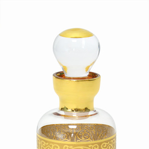 100ML,200ML,300ML Luxury Round Shape Eco-friendly Handmade Crystal Empty Glass Perfume Bottles