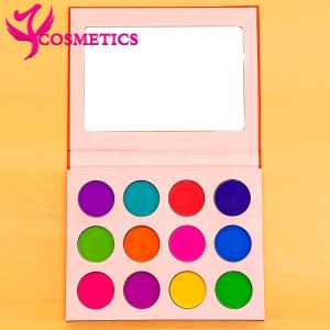 12 pan eyeshadow custom eyeshadow palette logo eyeshadow palette private label cruelty free