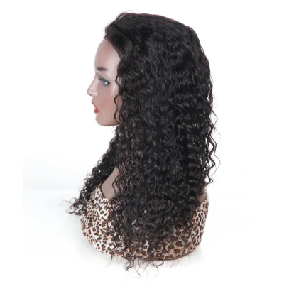 150% Density High Quality Factory Wholesale Brazilian Remy Water Wave Human Hair 13X4 Transparent HD Lace Front Wigs for Black Women