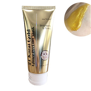 150ml  24k gold peel off mask  face &amp; body mask  in tu be   rich styles, colors, fragrance OEM ,Factory direct sales