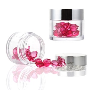 1oz 2oz PS Custom Cosmetic Small Empty Cream Container Plastic Cosmetic Jar for  Cream Cosmetic Container and Packaging