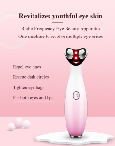 2020 Mini Wireless Electric 4d Roller Smart Massage Heads Sonic Vibration Multifunctional Cold Eye Massager Pen Ems Eye Massager