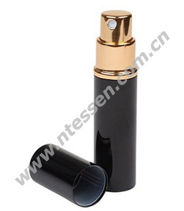 5ml Black Color Easy Fill Travel Perfume Aftershave Atomizer Sprayer