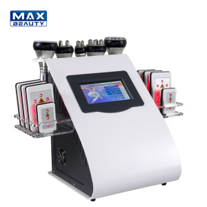 6 In 1 Ultrasonic Lipo 40K Cavitation Laser 6 Pole RF Vacuum Body Slimming Machine