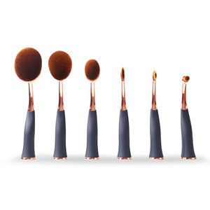 6 pcs private label  Luxury Magnetic stand Makeup Brush Set Makeup Tools Kit Foundation Brush Blush Brush makeup Tools