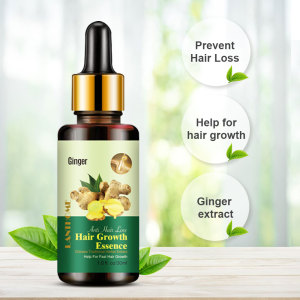 7 Days 30ml Ginger Oil Make Hair Regrowth Nourishment and Thickening Hair Loss Treatment for Damaged Hair