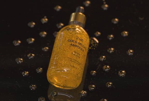 Amicell Premium Pure Gold 24k Gold Medal Ampoule Anti-aging Anti-wrinkle Skin Care Cosmetic