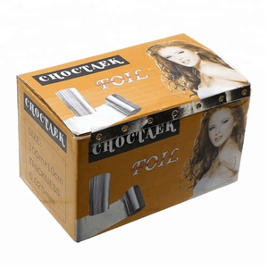 Bulk Hair Salon Hairdressing Silver Colored Aluminum Foil Paper For Hair Coloring Perm