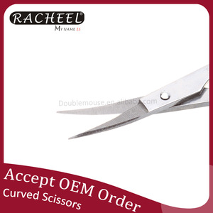 CA-865 Good Quality Eyelash Extension Stainless Steel Scissors Beauty Makeup Pink Cuticle Scissors