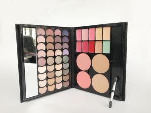 China supplier Mini combination super luxury 36 colors eyeshadow palette lipgloss blusher palette with mirror