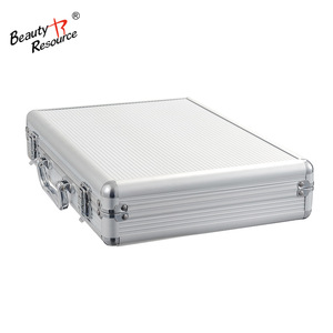 Classic fashion cosmetics makeup kit full set + professional portable aluminum cosmetic case