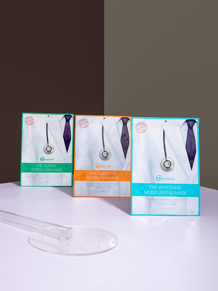 Dermahan The Placenta Revital Skin Mask 27g x 10ea