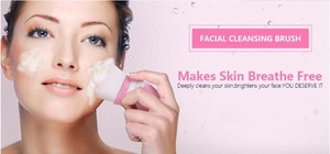 Face Skin Care Deep Cleanser Tool with Stand Facial Brush