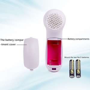 Facial Cleansing Brush, 5-in-1 Waterproof Portable Wireless Charging Cleaning brush with 2 Speed Settings for Skin Care